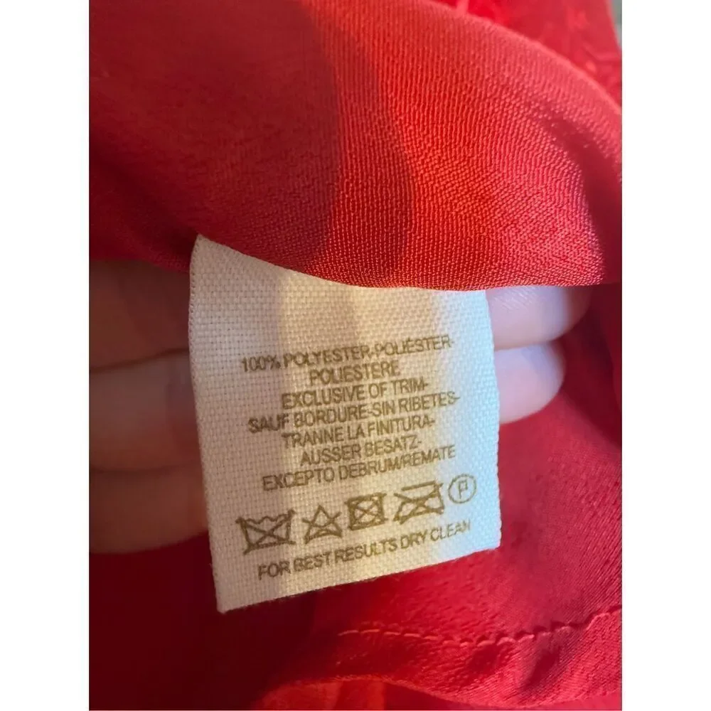 Free People Vibrant Red Crushed‎ Velvet Party Mini Baby Doll Dress Sz 8